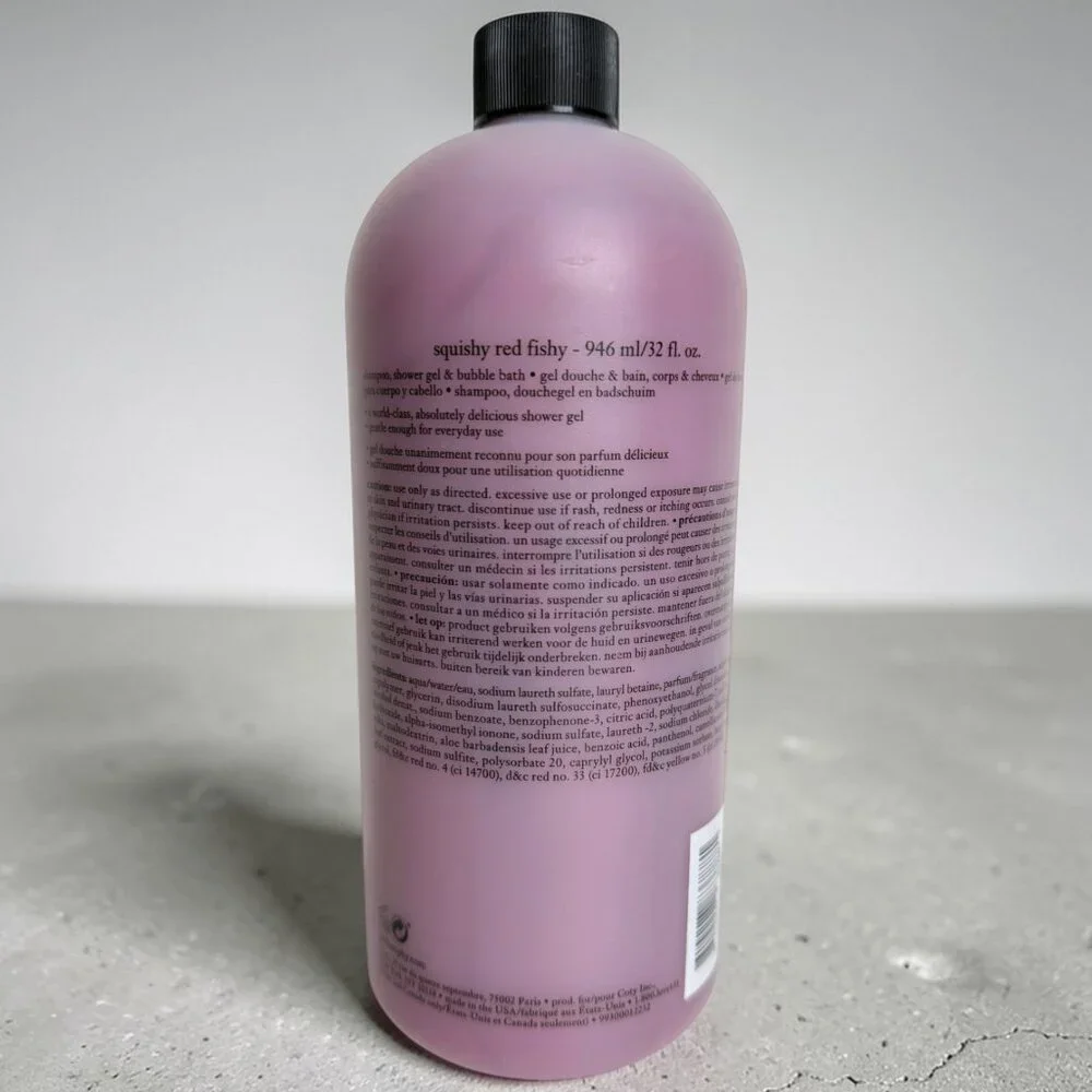 Philosophy Squishy Red Fishy Shampoo, Shower Gel & Bubble Bath 32 fl. oz. - Picture 2 of 2